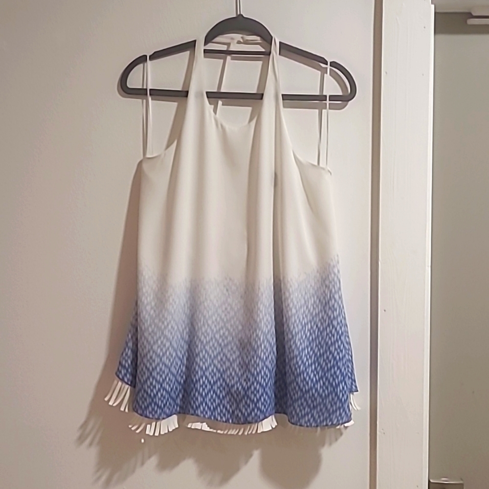 Sachin & Babi flowy halter top Size 4